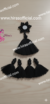 Handmade Tassel & Mirror Embellishment 2-Piece Set - Image 3