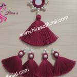 Handmade Tassel & Mirror Embellishment 2-Piece Set