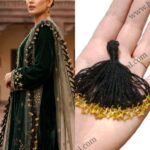 Fancy Handmade Dupatta Tassels with Metallic Stars