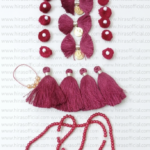 Handmade Tassel & Pearl Embellishment 4-Piece Set