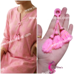 Artisan Beaded Tassel Neckline
