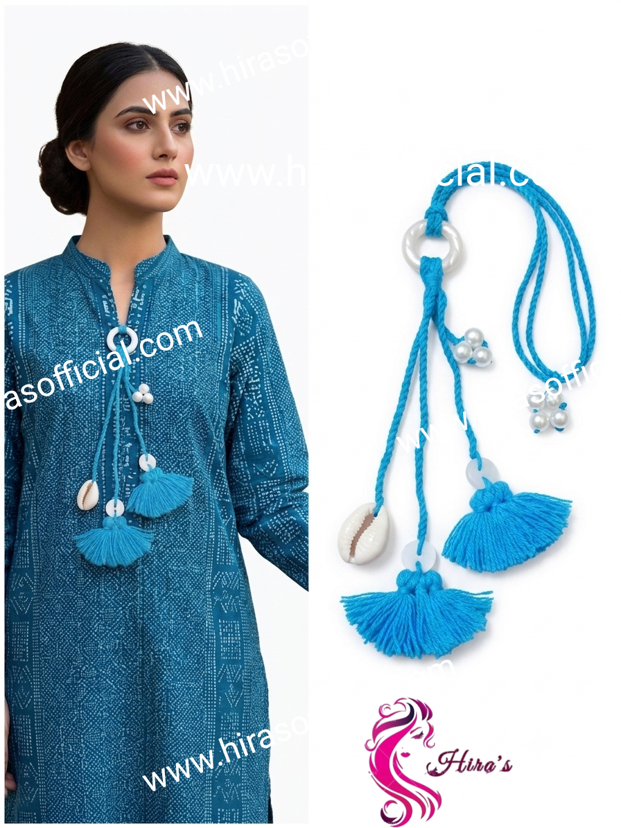 1783707518693 Seashell & Tassel Neckline - Image 1