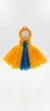 Handmade Macrame Mirror Tassel Neckline - Image 2