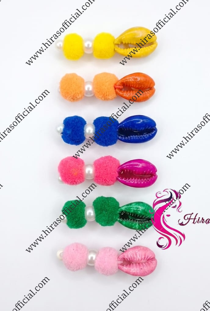 IMG-20260706-WA0008 Colorful Pom-Pom & Cowrie Shell Buttons - Image 1