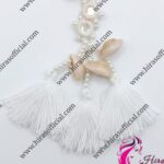 Fancy Neckline with Pearl & Shell