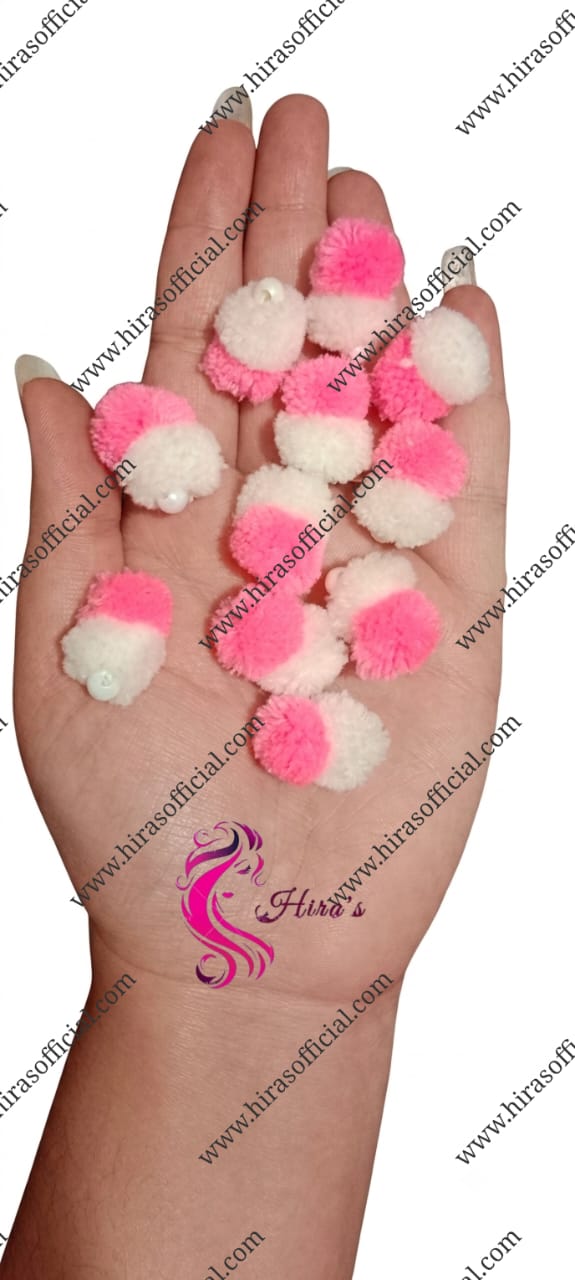 IMG-20260710-WA0014 Dual Color Pompom Hangings - Image 1