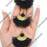 Black Shell-Shape Gotta Tassel