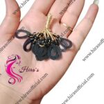 Elegant Black Drop Dupatta tassels