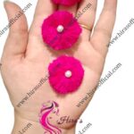Stylish Wool Flower Pearl Buttons