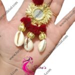 Fancy PomPom & Shell Mirror Neckline Tassel