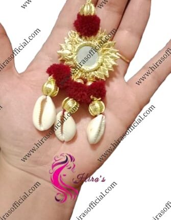 Fancy PomPom & Shell Mirror Neckline Tassel