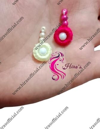 Elegant Pearl Beaded Dress Button