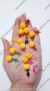 Fancy Pom Pom & Crystal Drop Hangings - Image 2