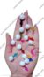 Fancy Pom Pom & Crystal Drop Hangings