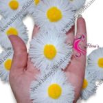 Stylish Daisy Flower Woolen Buttons