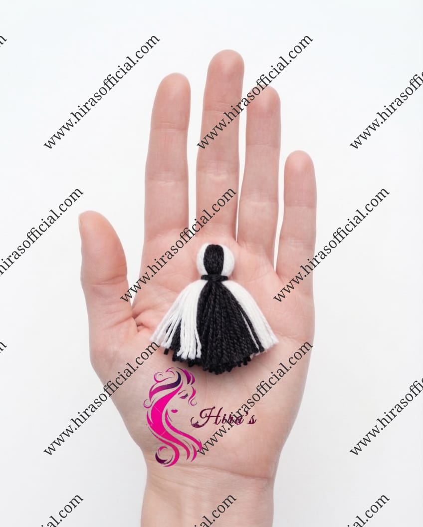 IMG-20260727-WA0009 Black & White Doll Tassel - Image 1