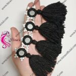 Mirror & Bead Accent Dupatta Corners