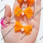 Elegant Bow Neckline Tassel