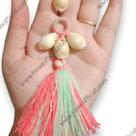 Shell & Wool Neckline Tassel