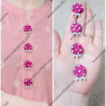 Handmade Fabric Pearl Button