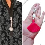 Handmade Shell Neckline Tassel