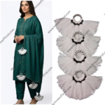 Artisan Woolen Fan Duptta Tassel
