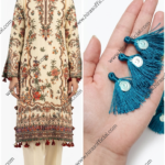 Resham Tassel with Silver Coin