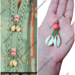 Shell Neckline Tassel