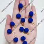 PomPom with metal Star Hanging