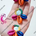 Multi-Color Shell and Mirror Tassel