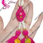 Fancy Designer Shell Neckline Tassel