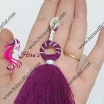 Shell Neckline Tassel