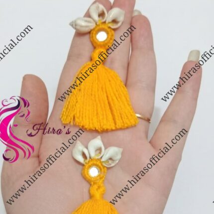 handmade-yellow-seashell-mirror-tassel-latkan-hiras