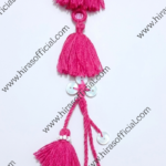 Mirror and Button Neckline Tassel